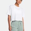 Boxy Crop Simple κοντό μανίκι
