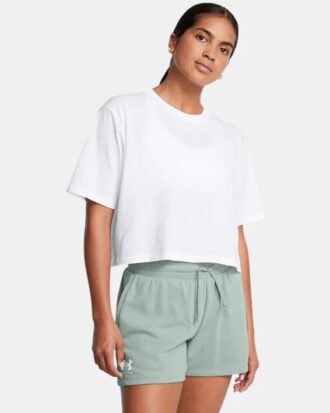 Boxy Crop Simple κοντό μανίκι