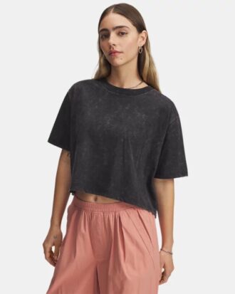 Boxy Crop Wash κοντομάνικο