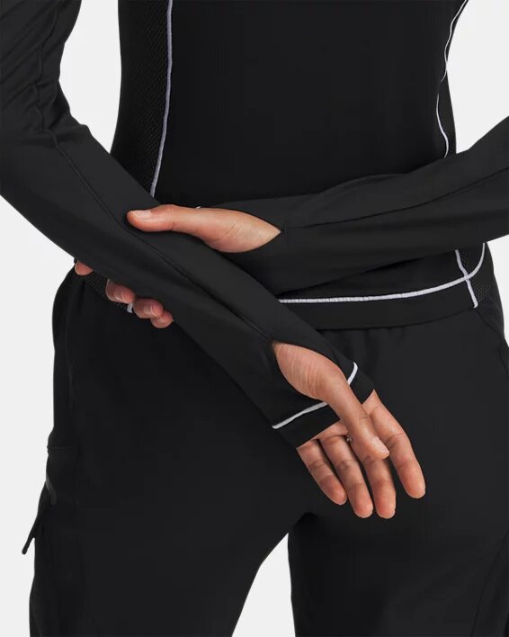 ColdGear® με υφή και μισό φερμουάρ ColdGear® με υφή και μισό φερμουάρ
