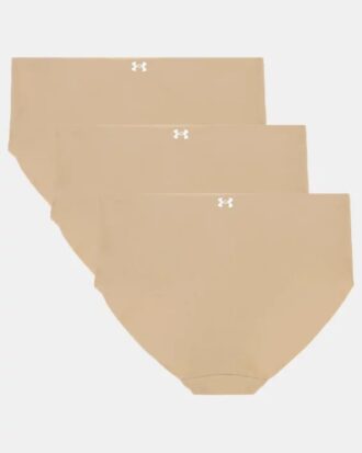 Essential Stretch 3-Pack No Show Hipster Underwear