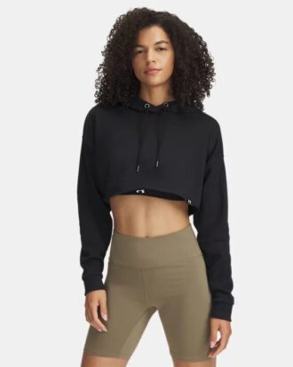 Φούτερ με κουκούλα Icon Terry Crop