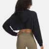 Φούτερ με κουκούλα Icon Terry Crop