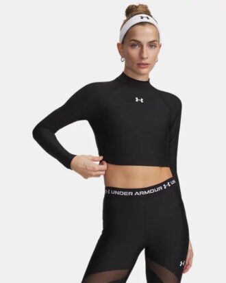 HeatGear® Crop Mock Long Sleeve