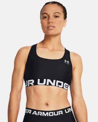 HeatGear® Mid Branded Sports Bra