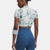 HeatGear® Printed Crop Mock Short Sleeve HeatGear® Printed Crop Mock Short Sleeve