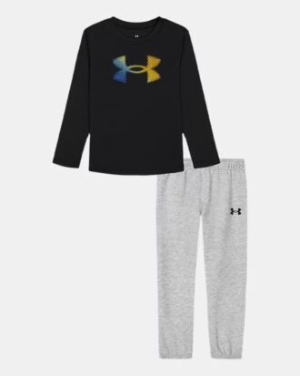 Σετ Gradient Logo Little Long Sleeve & Joggers