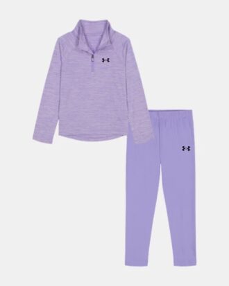 Σετ Twist Tech Little ¼ Zip & Leggings Σετ Twist Tech Little ¼ Zip & Leggings