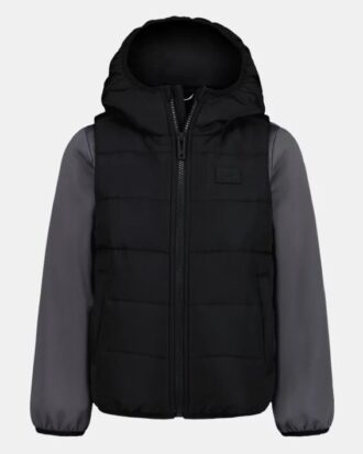 Twofer Hoodie Vest
